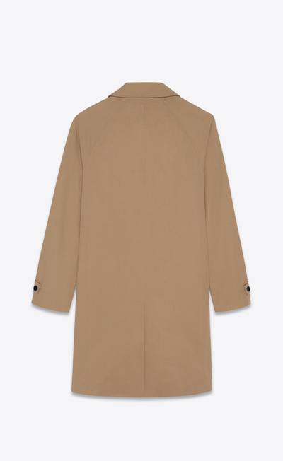 SAINT LAURENT coat in nylon and cotton outlook