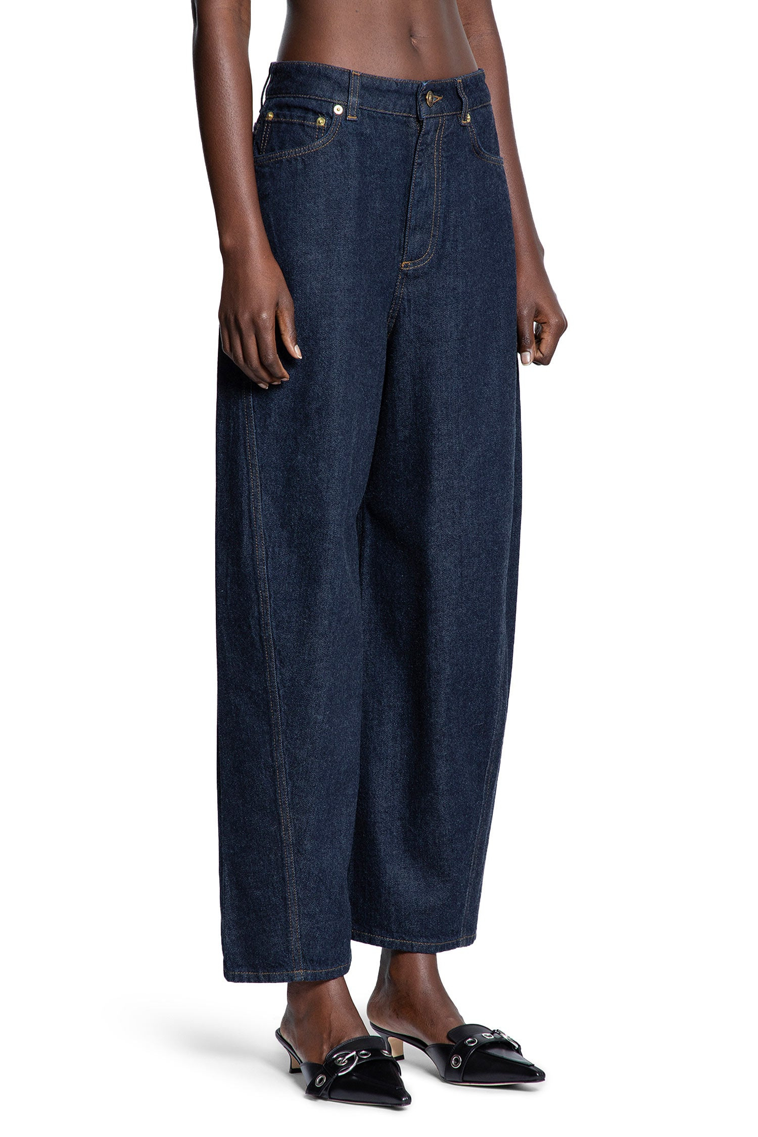 Cocoon-Pants-In-Raw-Denim - 3
