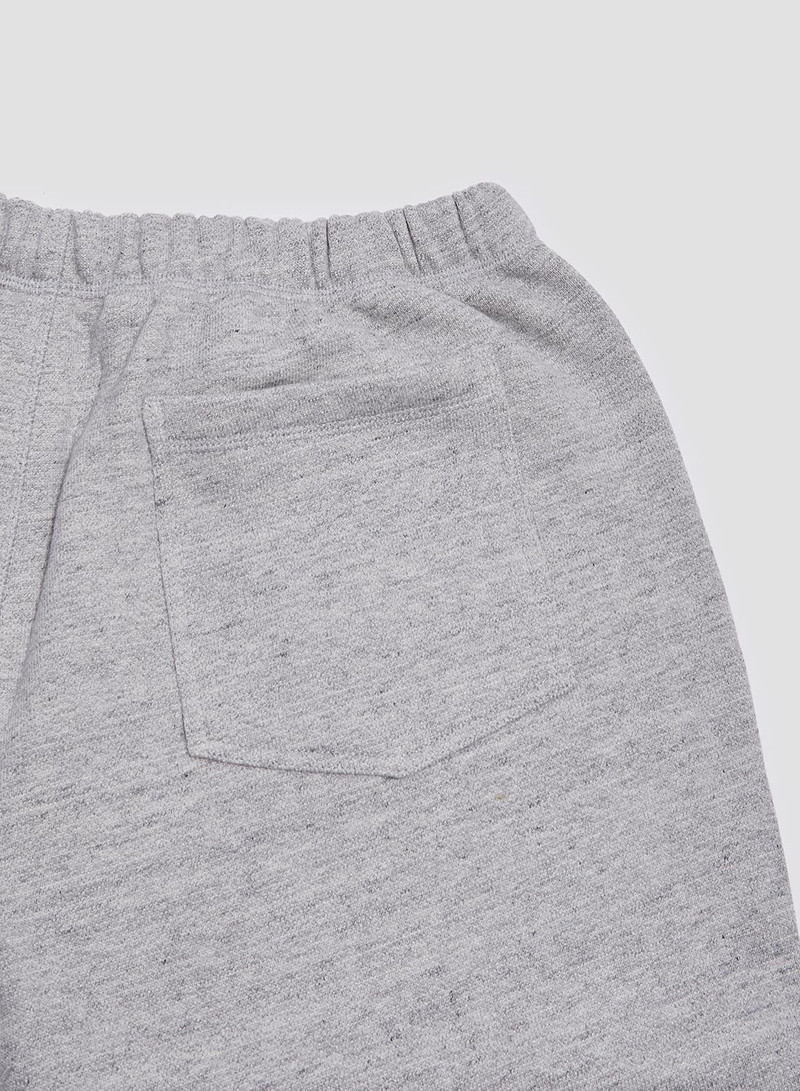 Embroidered Arrow Shorts in Grey Marl 5
