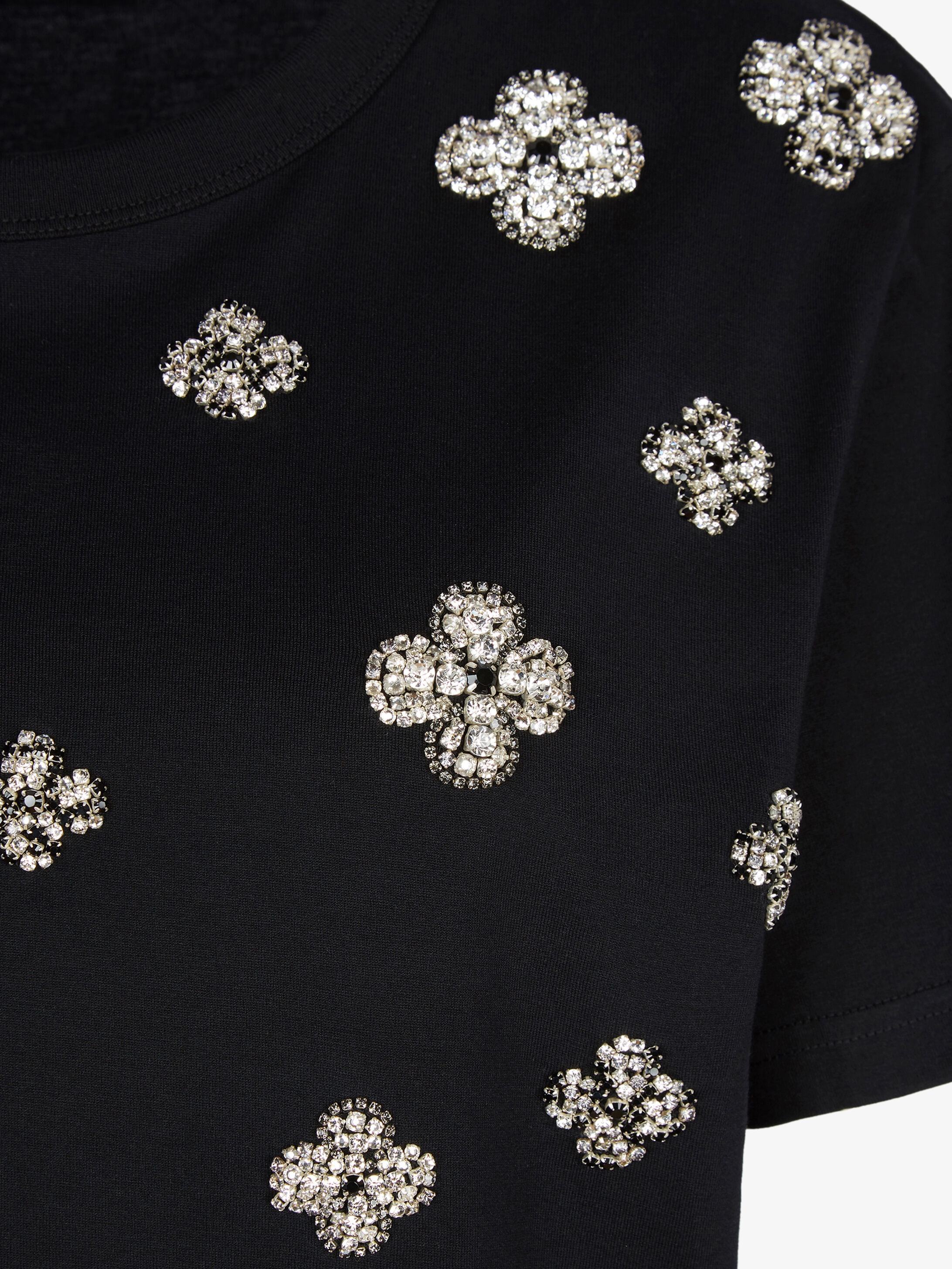 GIVENCHY crystals embroidered t-shirt - 5