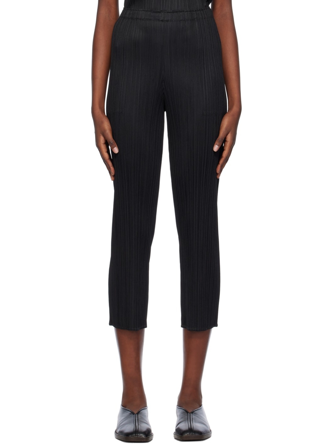 Black Basics Trousers - 1