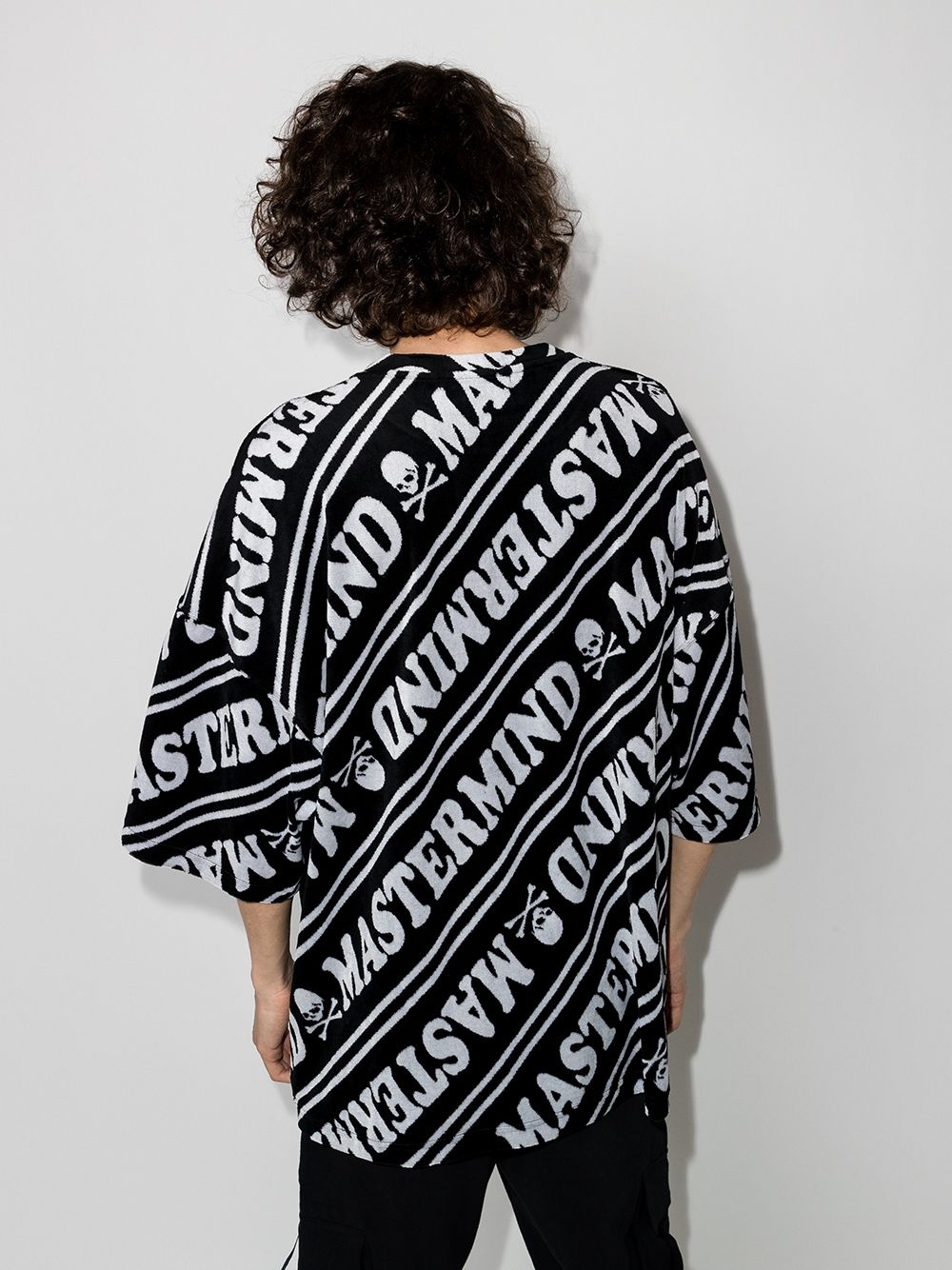 logo-print oversized T/shirt - 3