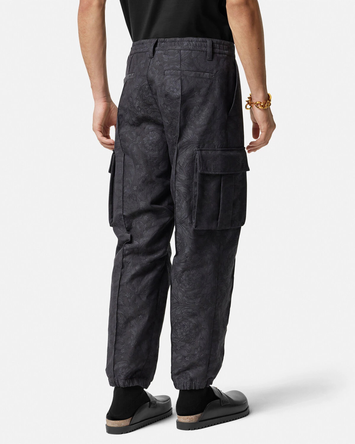 Barocco Jacquard Cargo Pants - 5