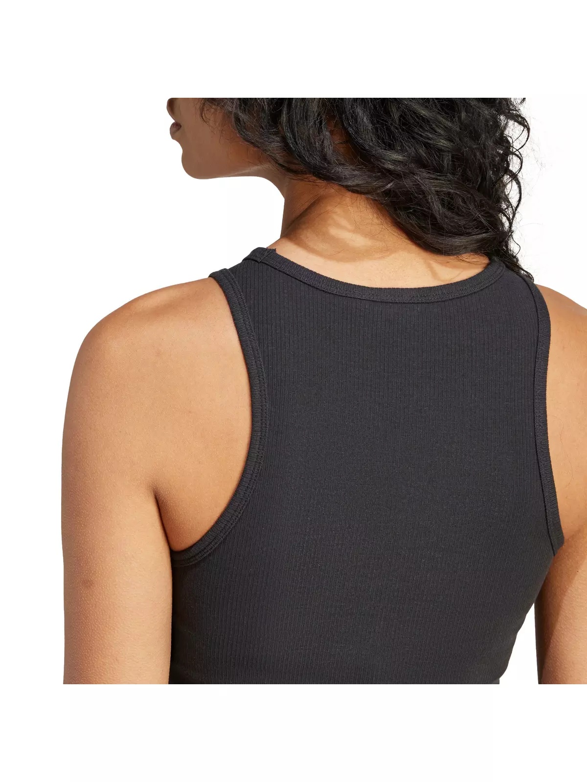 Originals Essentials Ribbed Tank Top-Black - 4