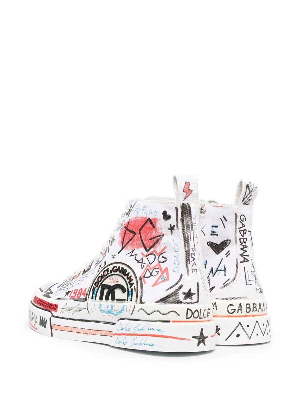 Portofino Light graffiti-print sneakers - 3