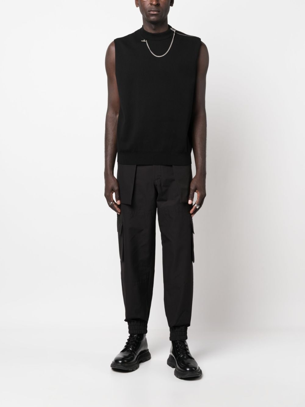 cotton cargo trousers - 2