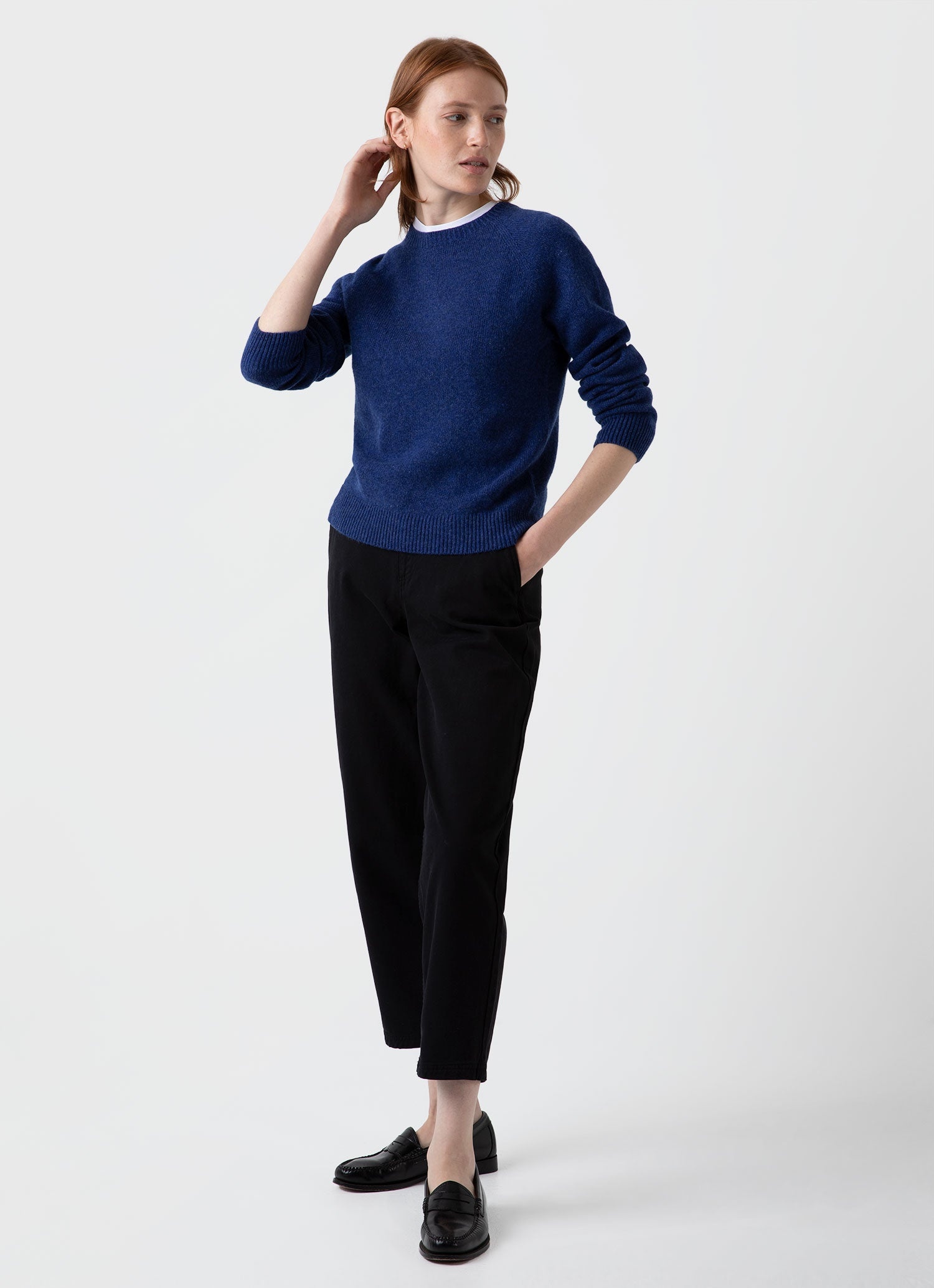 Lambswool Crew Neck Jumper - 1