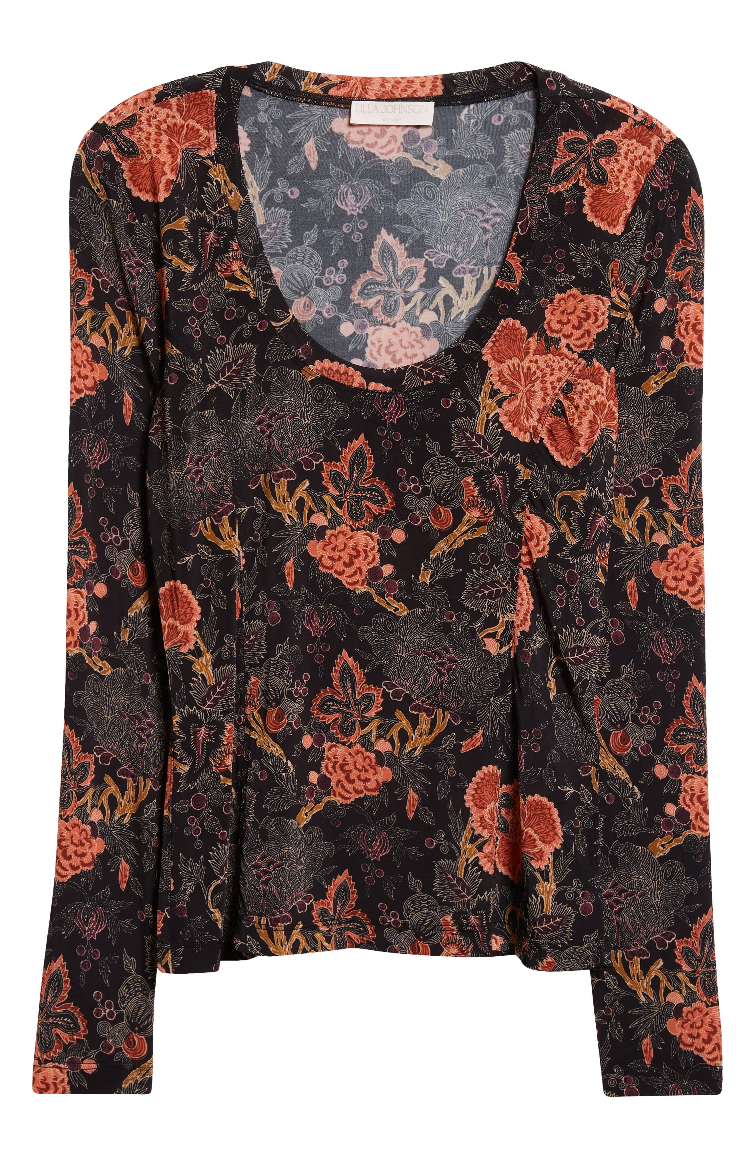 Ulla Johnson Aris Long Sleeve Knit Top in Night Lily at Nordstrom - 5