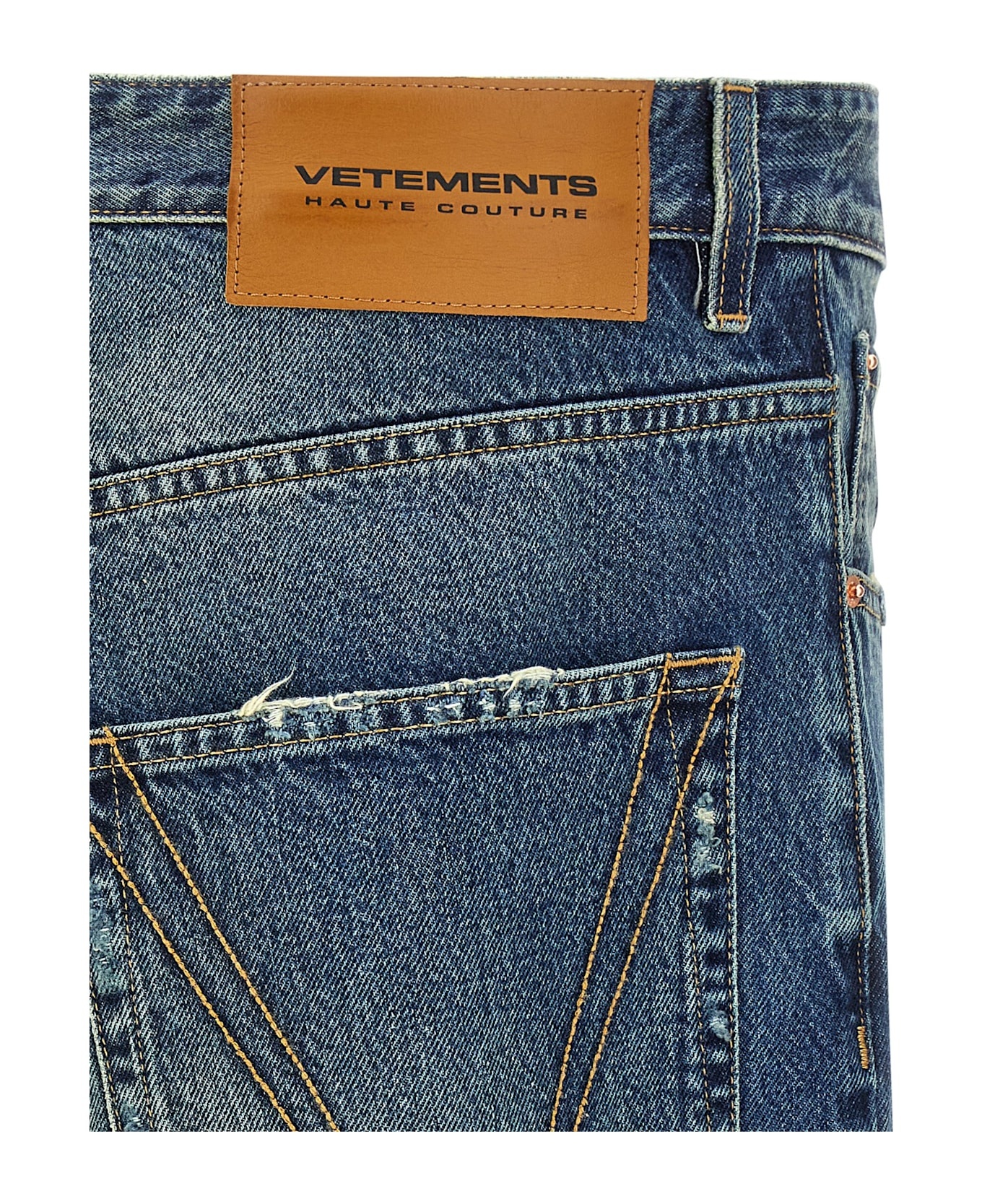 'blue Distressed Baggy' Jeans - 4