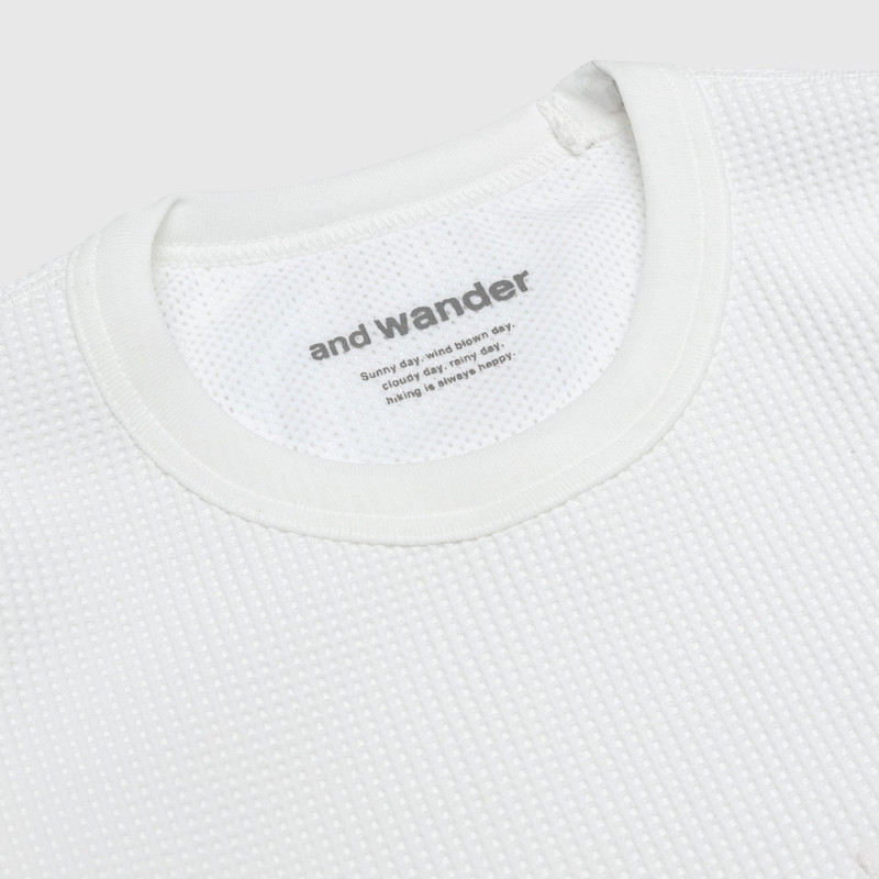 and Wander PE WAFFLE LONG SLEEVE T-SHIRT outlook