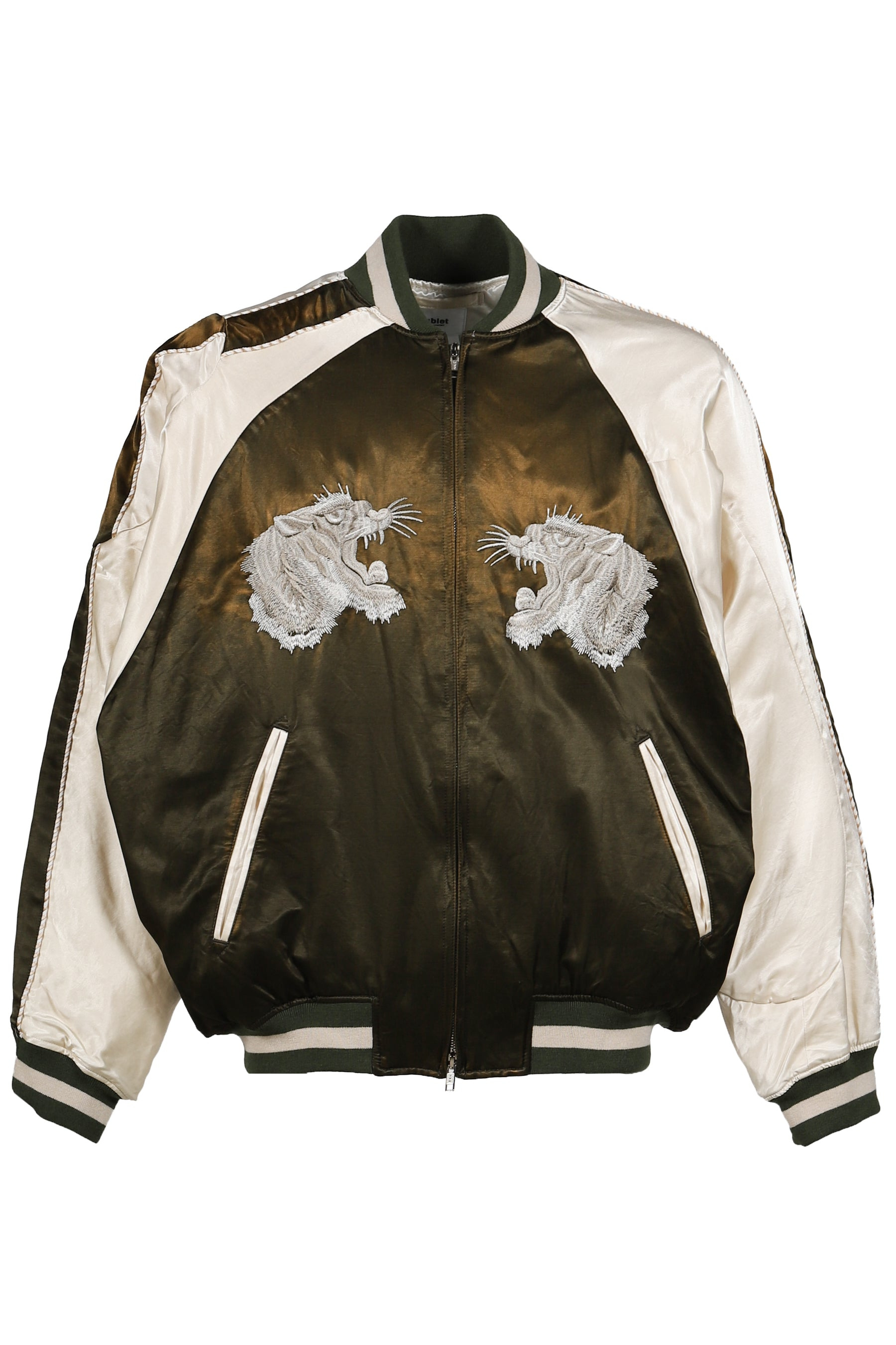 DISTORTED CUTTING SOUVENIOR JACKET / KHA - 5