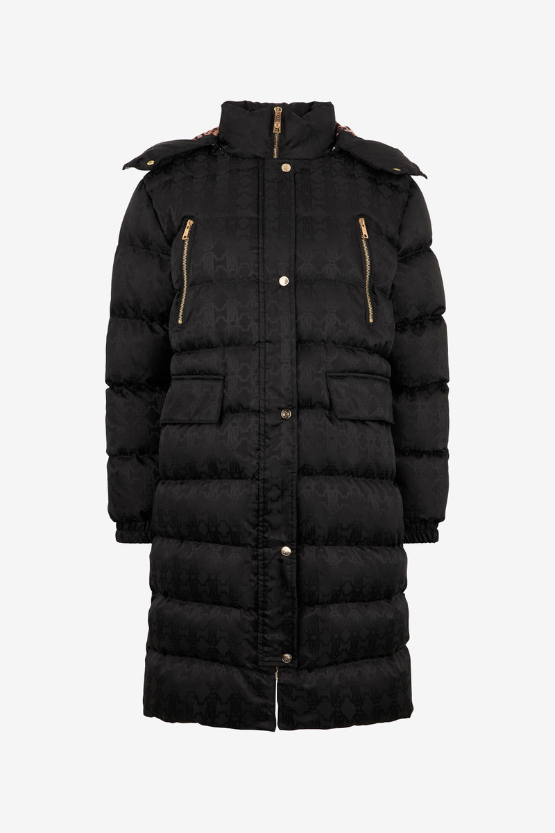 Black Monogram RC Long Down Jacket 1