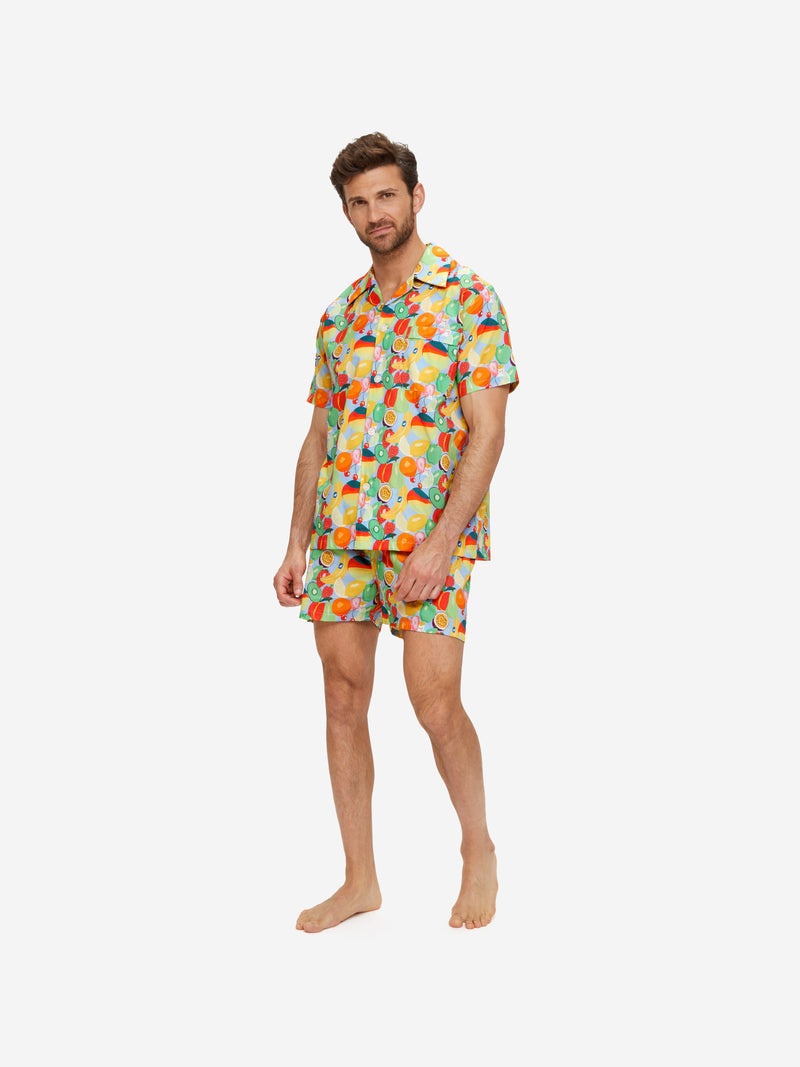 Men's Short Pyjamas Ledbury 49 Cotton Batiste Multi - 3