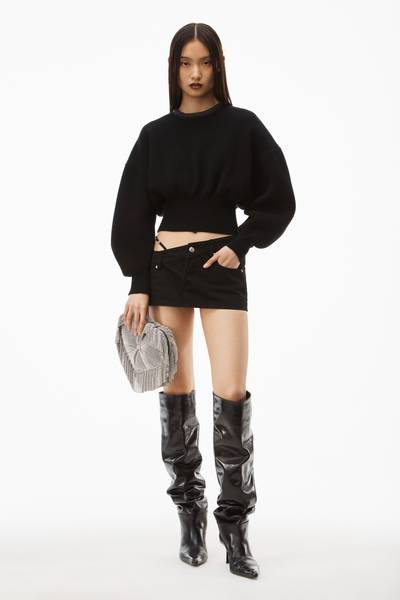 Alexander Wang VIOLA 65 SLOUCH BOOT IN COW LEATHER outlook