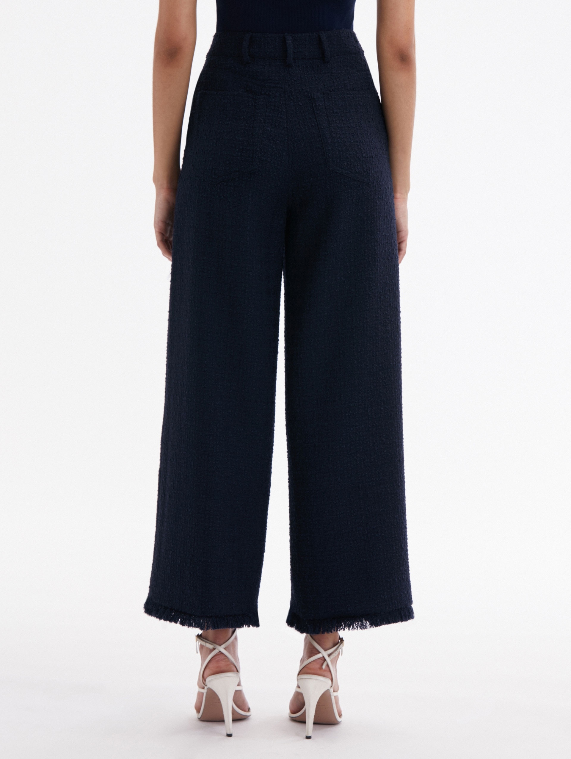 CROPPED TWEED PANT - 2