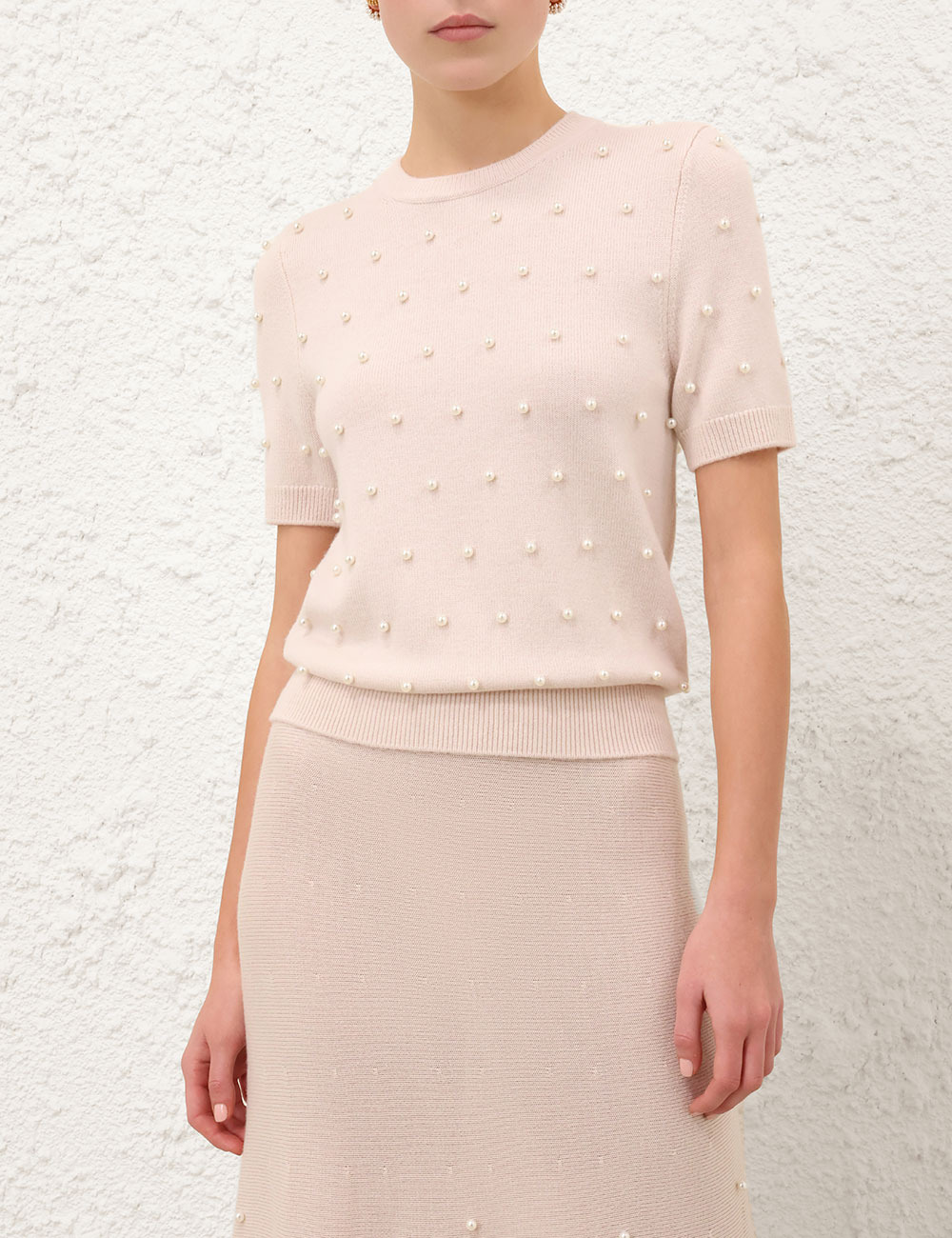 HYPNOTIC BEADED KNIT TEE - 2