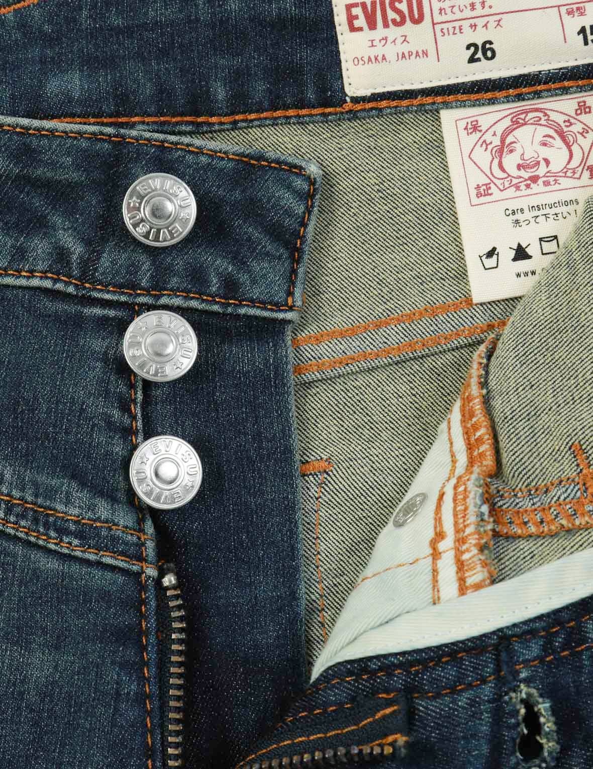 GRAFFITI DARUMA AND LOGO-PATTERN SEAGULL SKINNY JEANS - 8