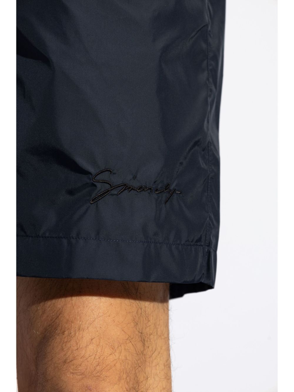 logo-embroidered shorts - 4