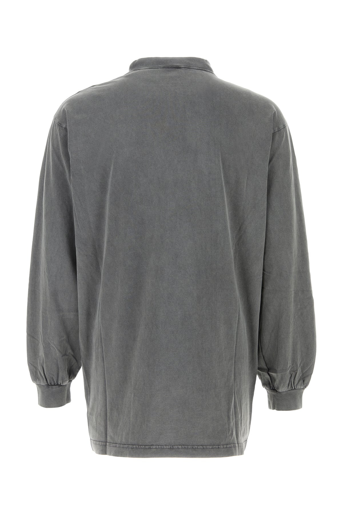 Charcoal cotton oversize Tbilisi t-shirt - 2