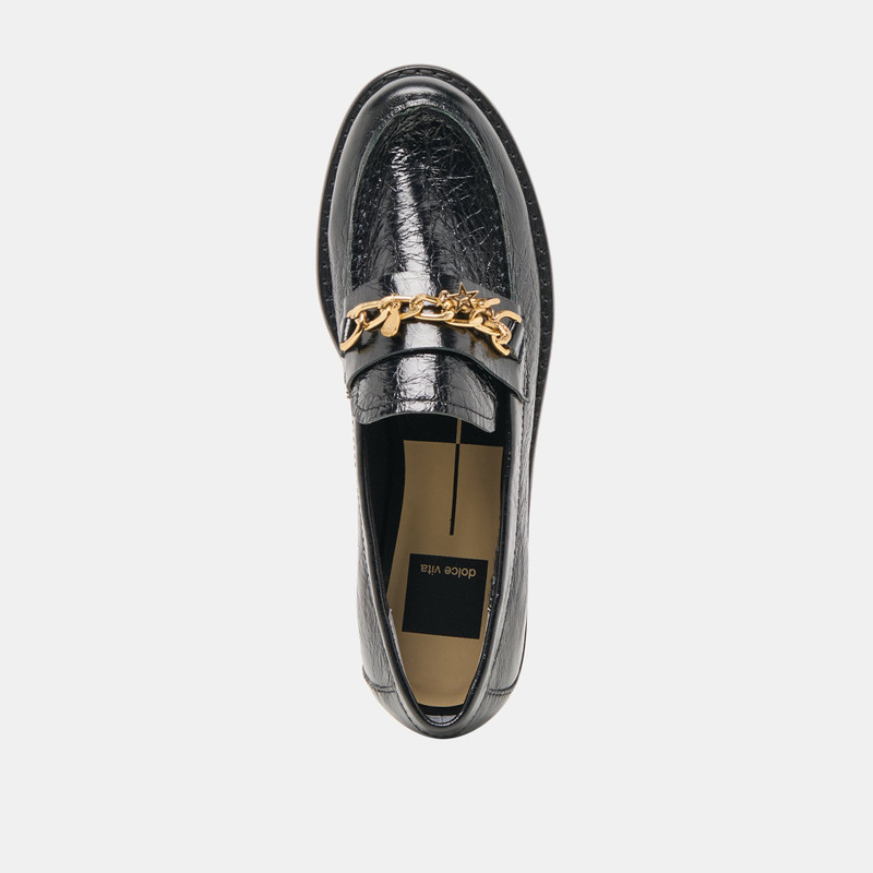 WAYLEN LOAFERS MIDNIGHT CRINKLE PATENT 12