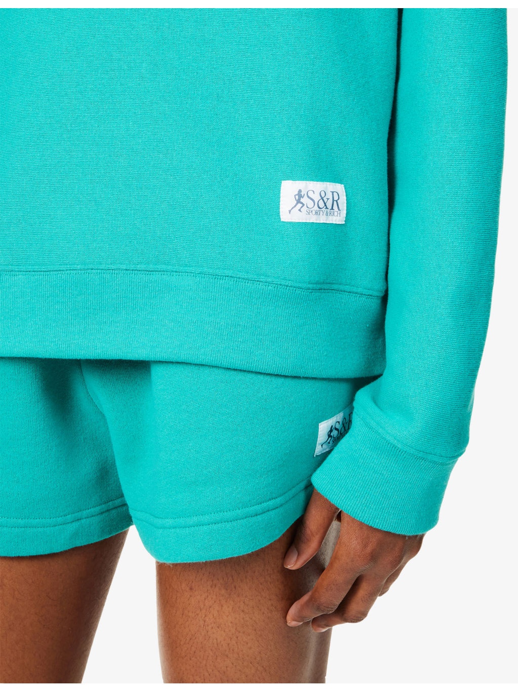 Runner Soft Crewneck Cotton-Jersey Sweatshirt - 5