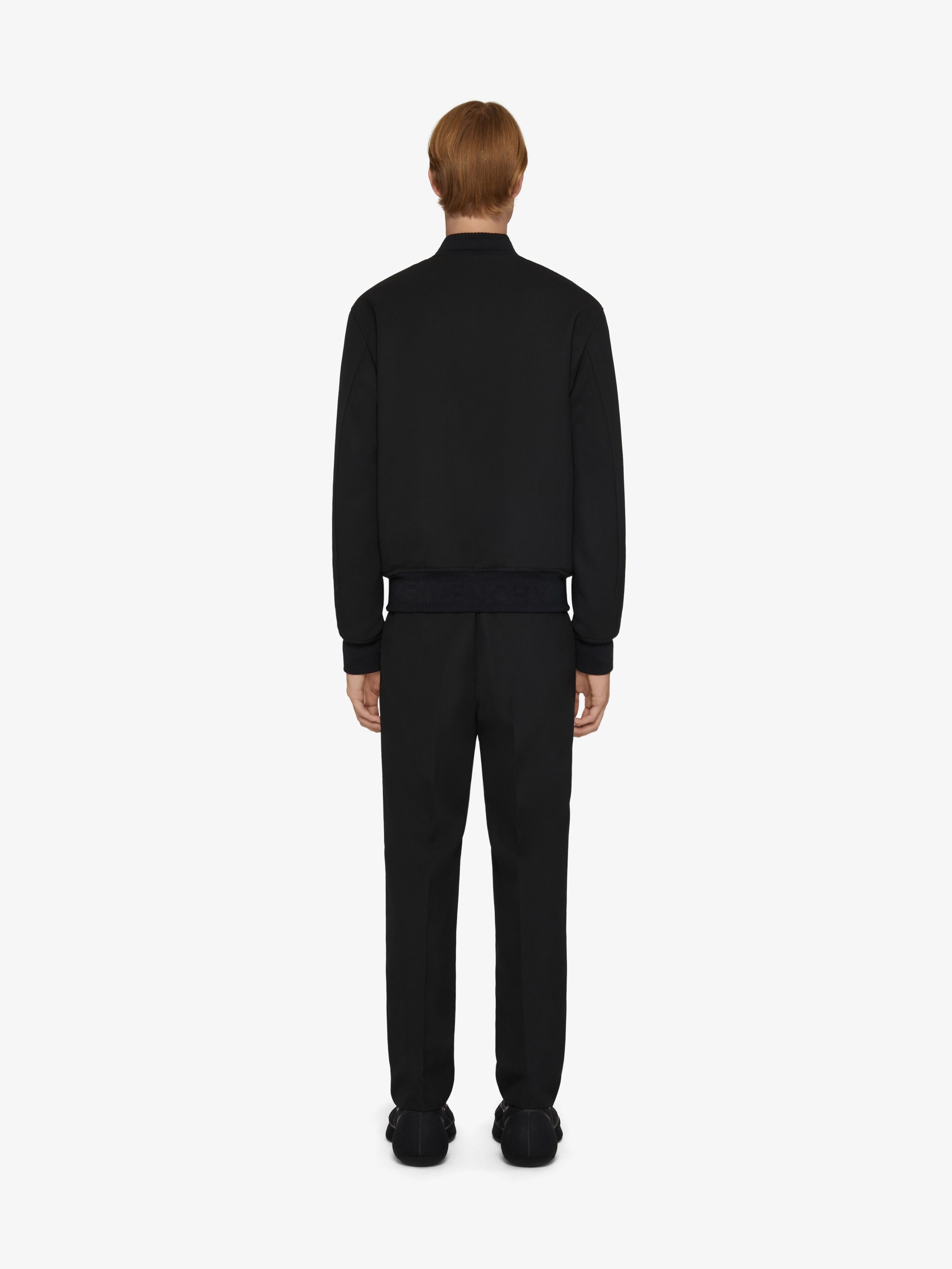BOMBER JACKET IN WOOL - 4