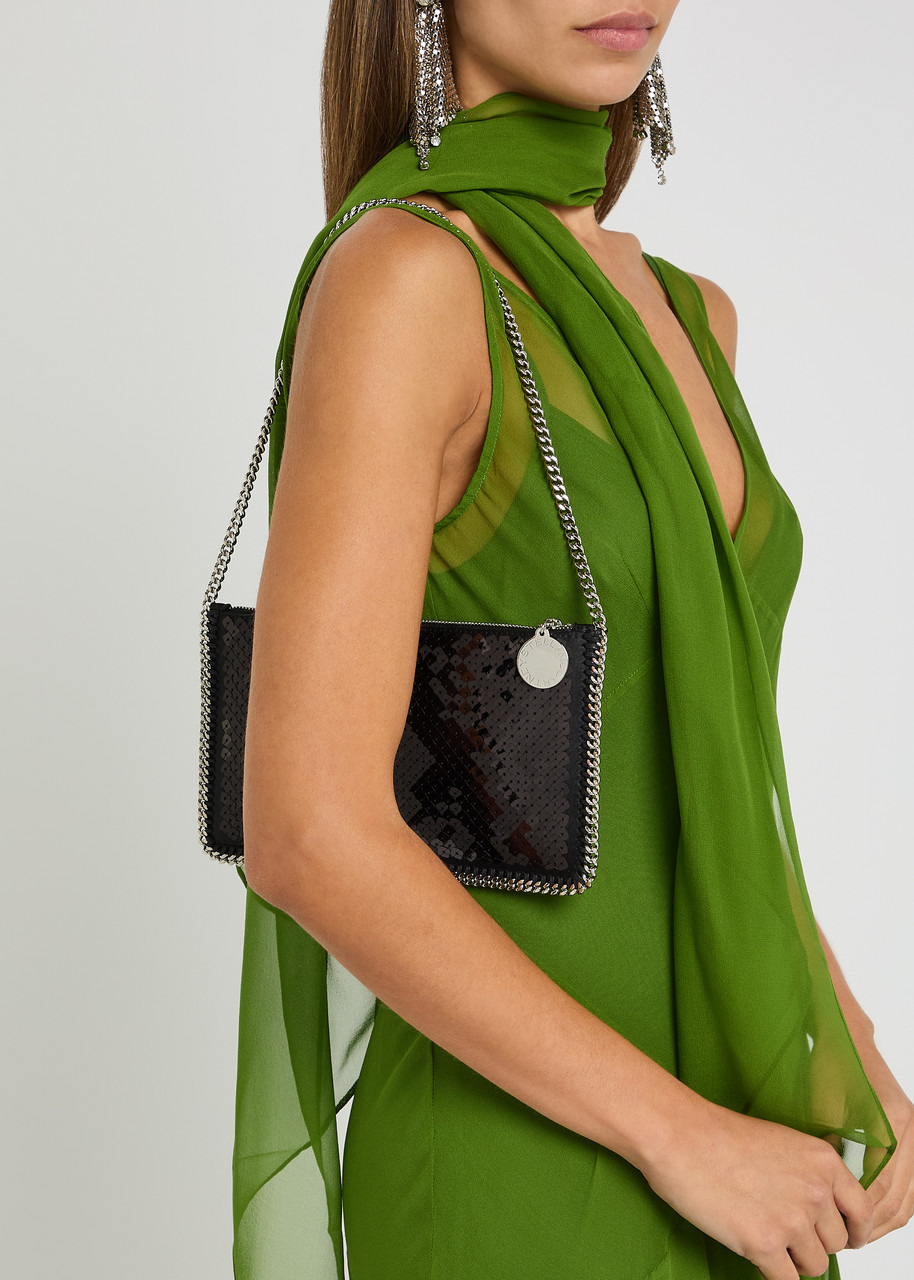 Stella Mccartney Falabella Sequin-embellished Pochette - 5