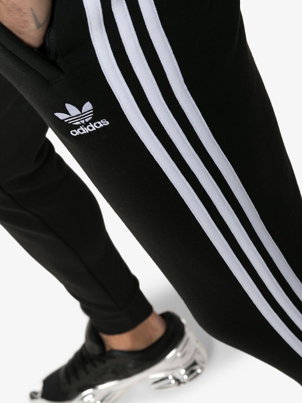three-stripe track shorts - 5
