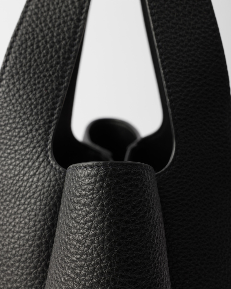 Small leather tote bag 5