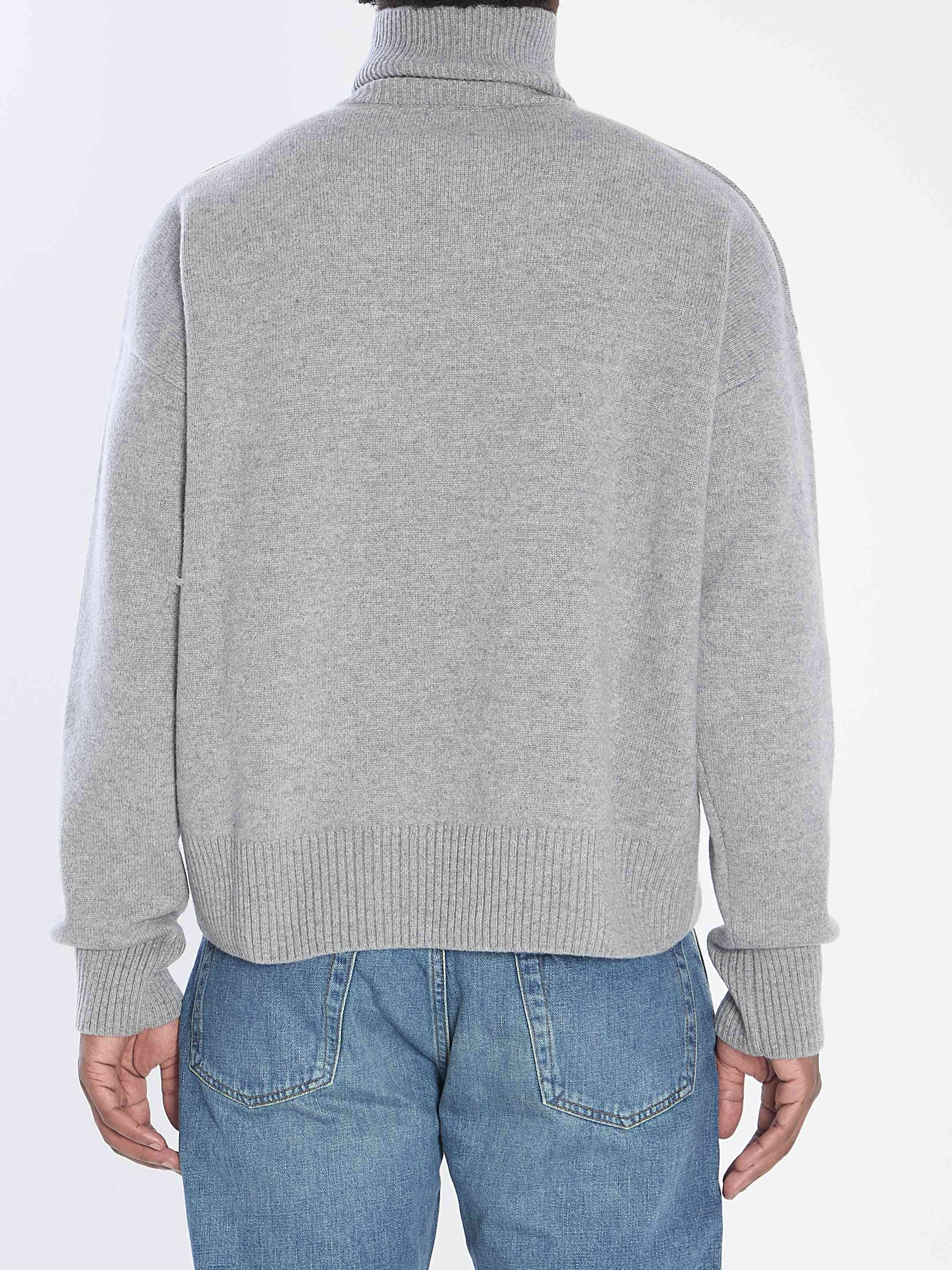 Ami Paris Men Ami De Coeur Turtleneck - 4
