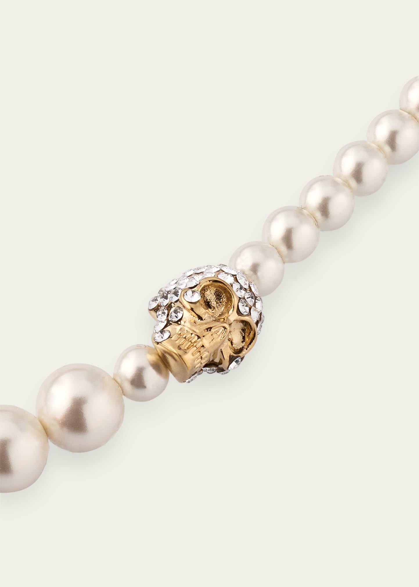 Pearly Skull Necklace - 3