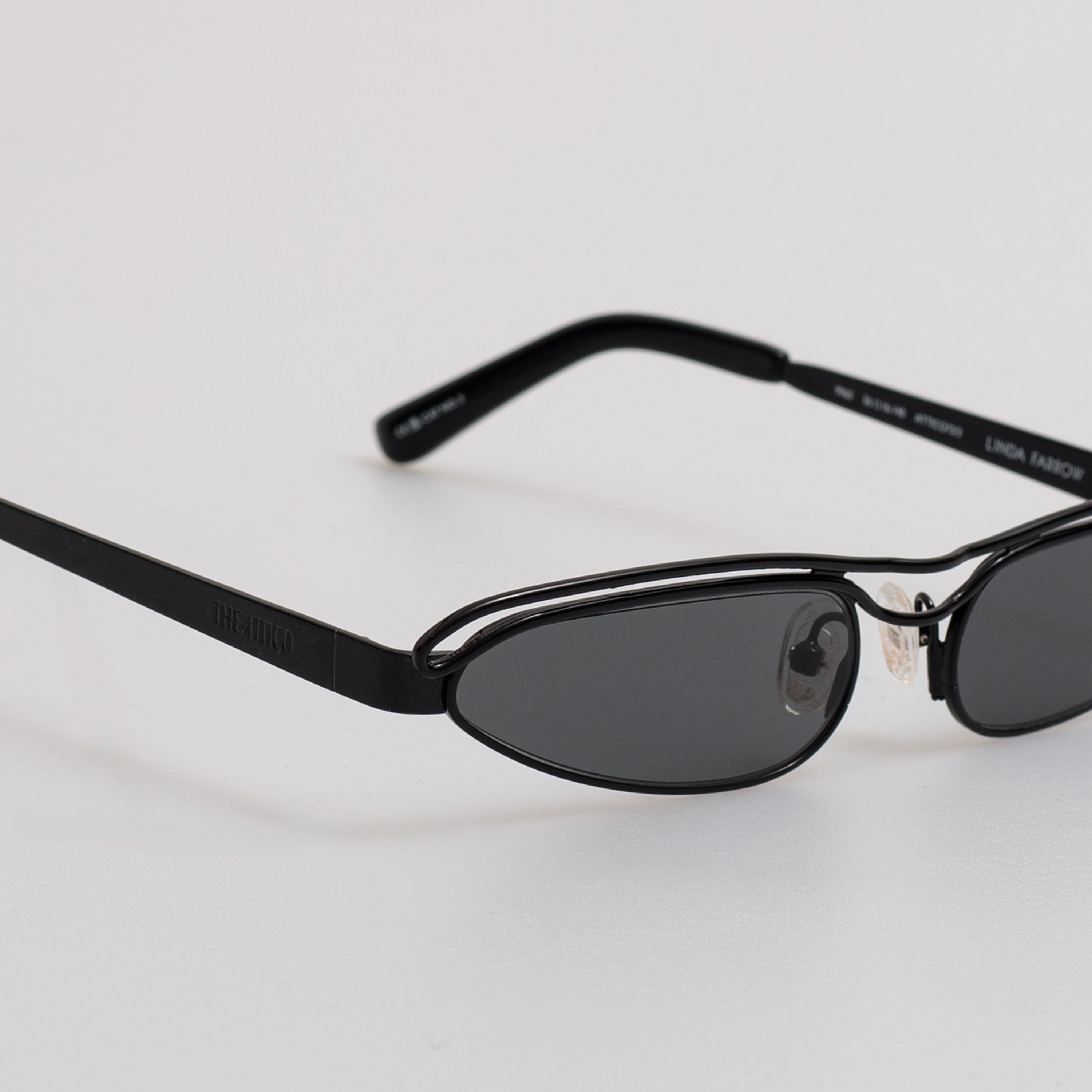 Norma Cat Eye Sunglasses in Black - 3
