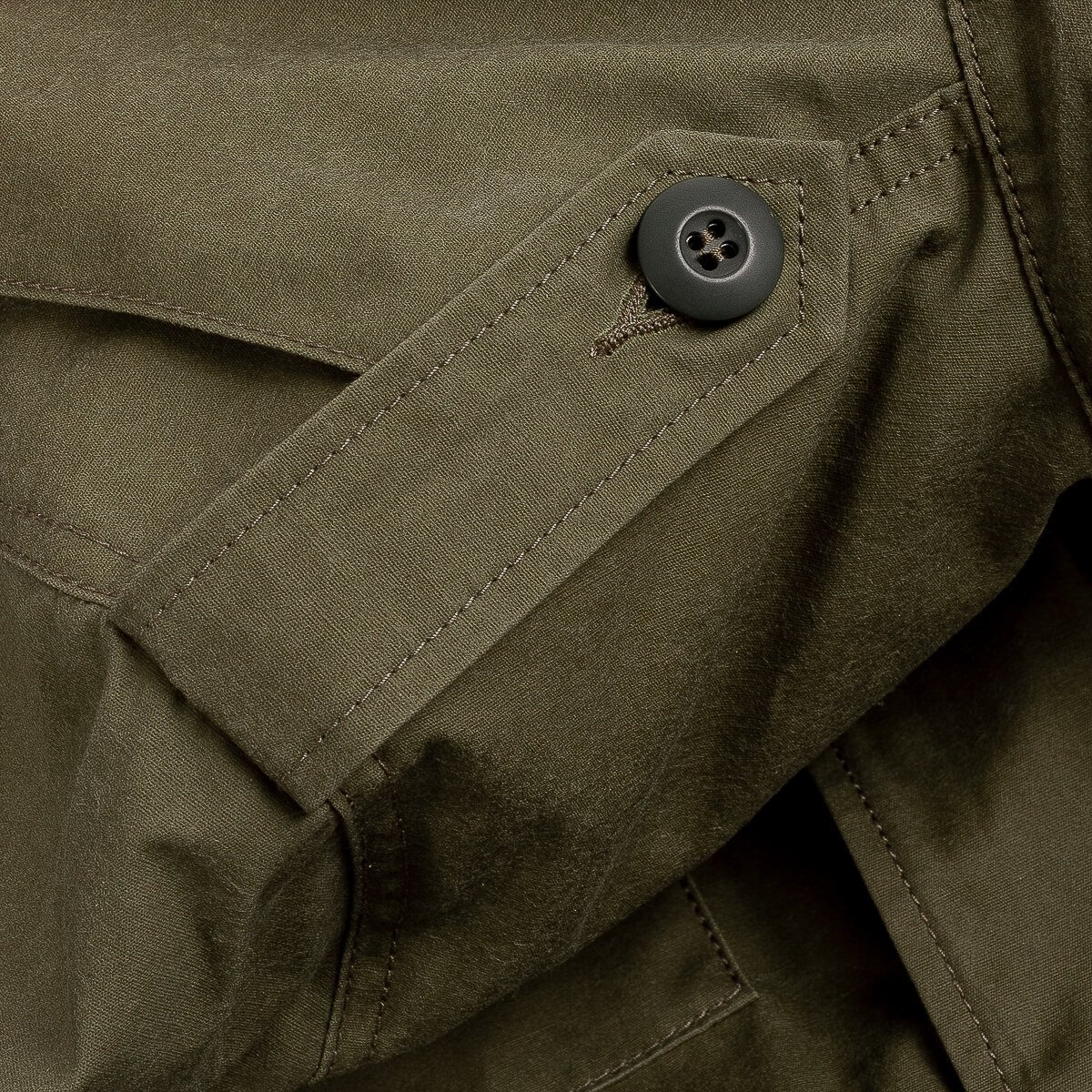Oiled Cotton M-65 Jacket - Olive - 18