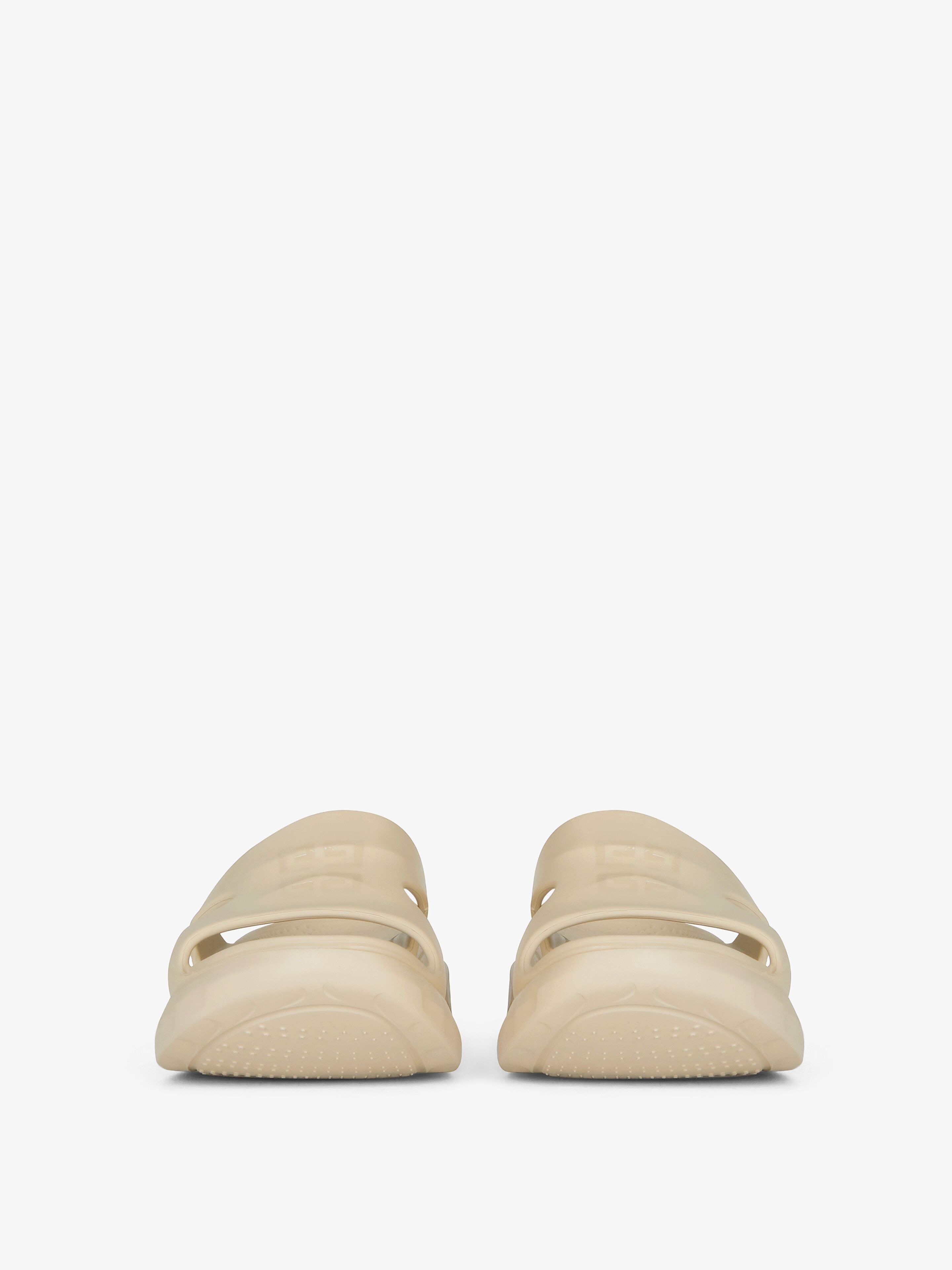 MARSHMALLOW FLAT SANDALS IN RUBBER - 2