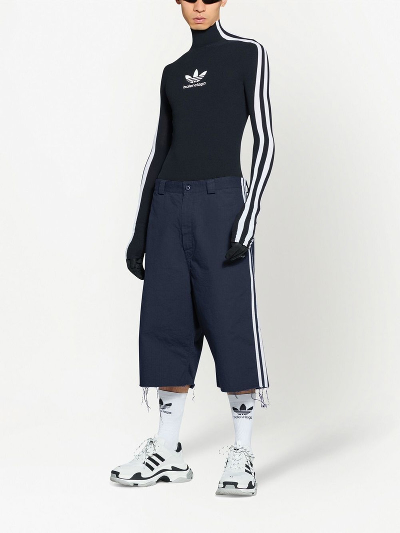 BALENCIAGA x Adidas cropped trousers outlook