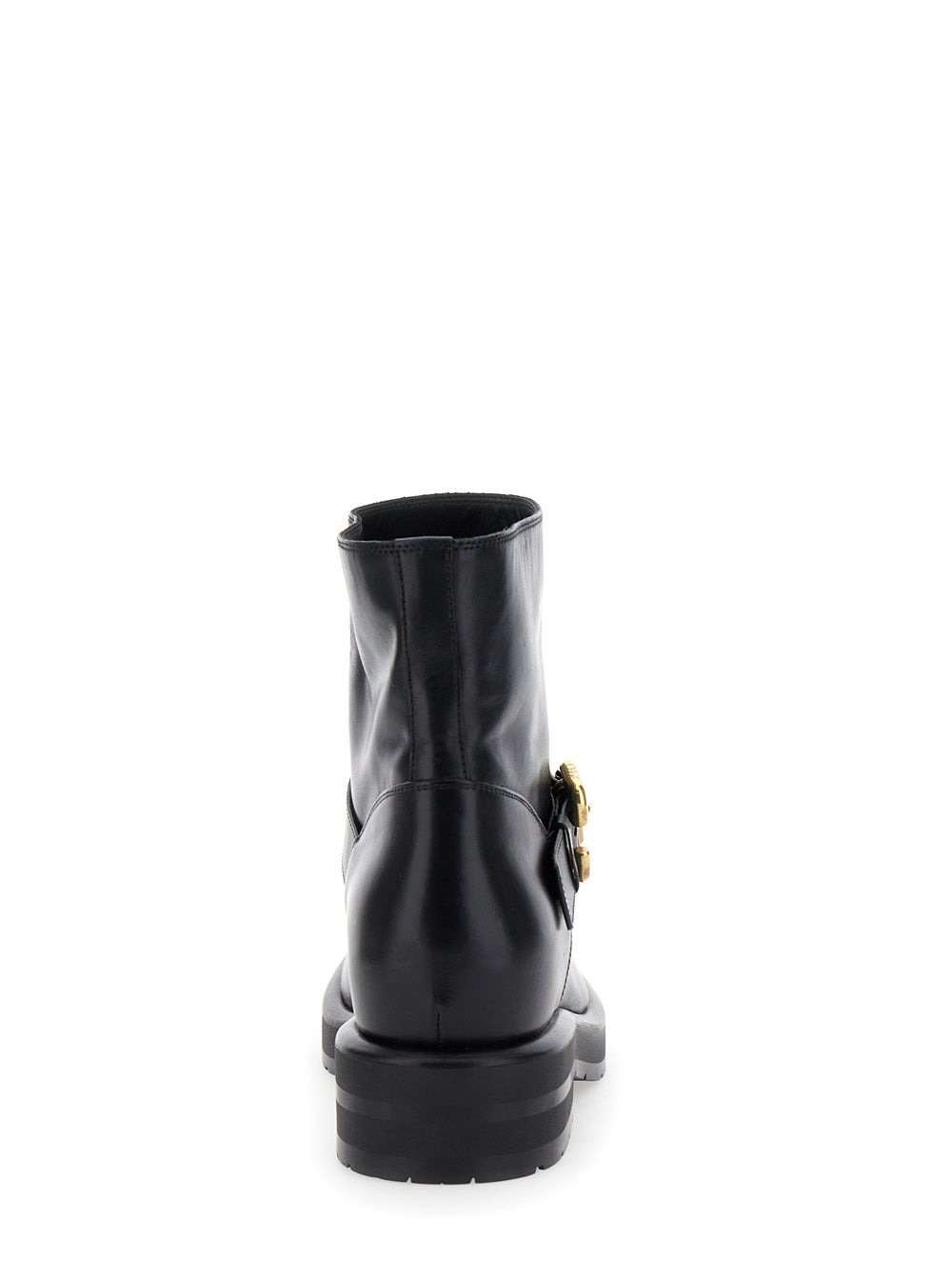 Chloé Women 'Coddington' Black Ankle Boots With Paddington Buckle In Leather Woman - 4