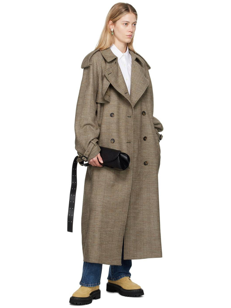 Proenza Schouler Beige Lug Sole Buckle Boots outlook