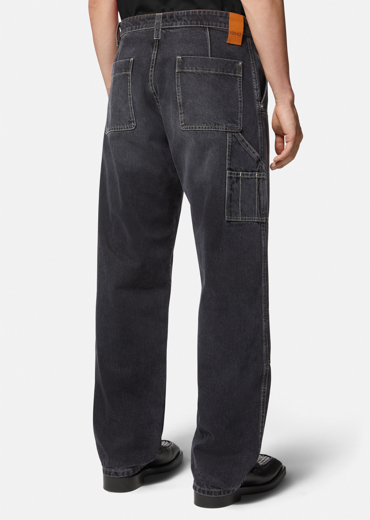 Versace Wide-Leg Jeans - 4