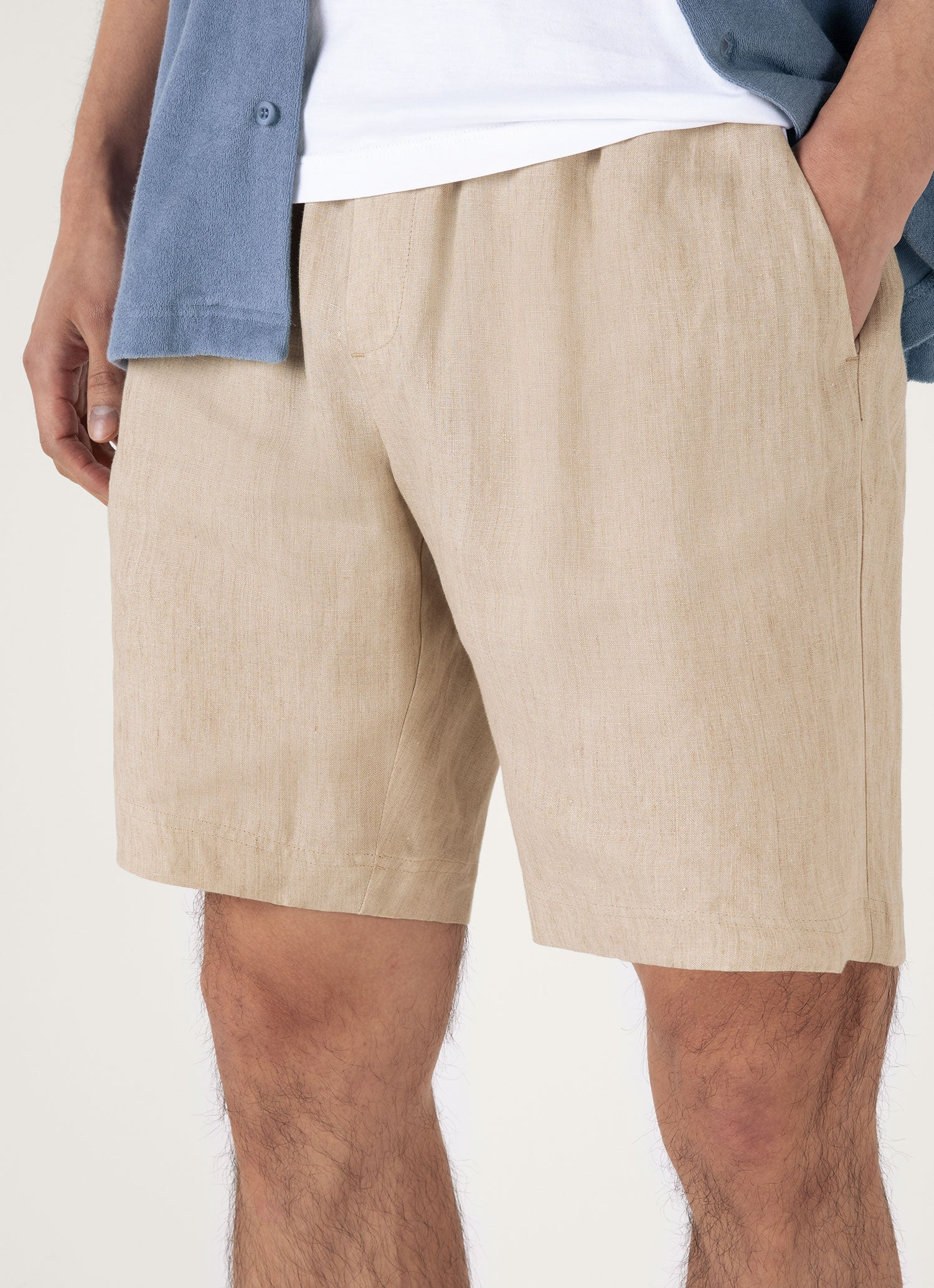 Linen Drawstring Short - 6