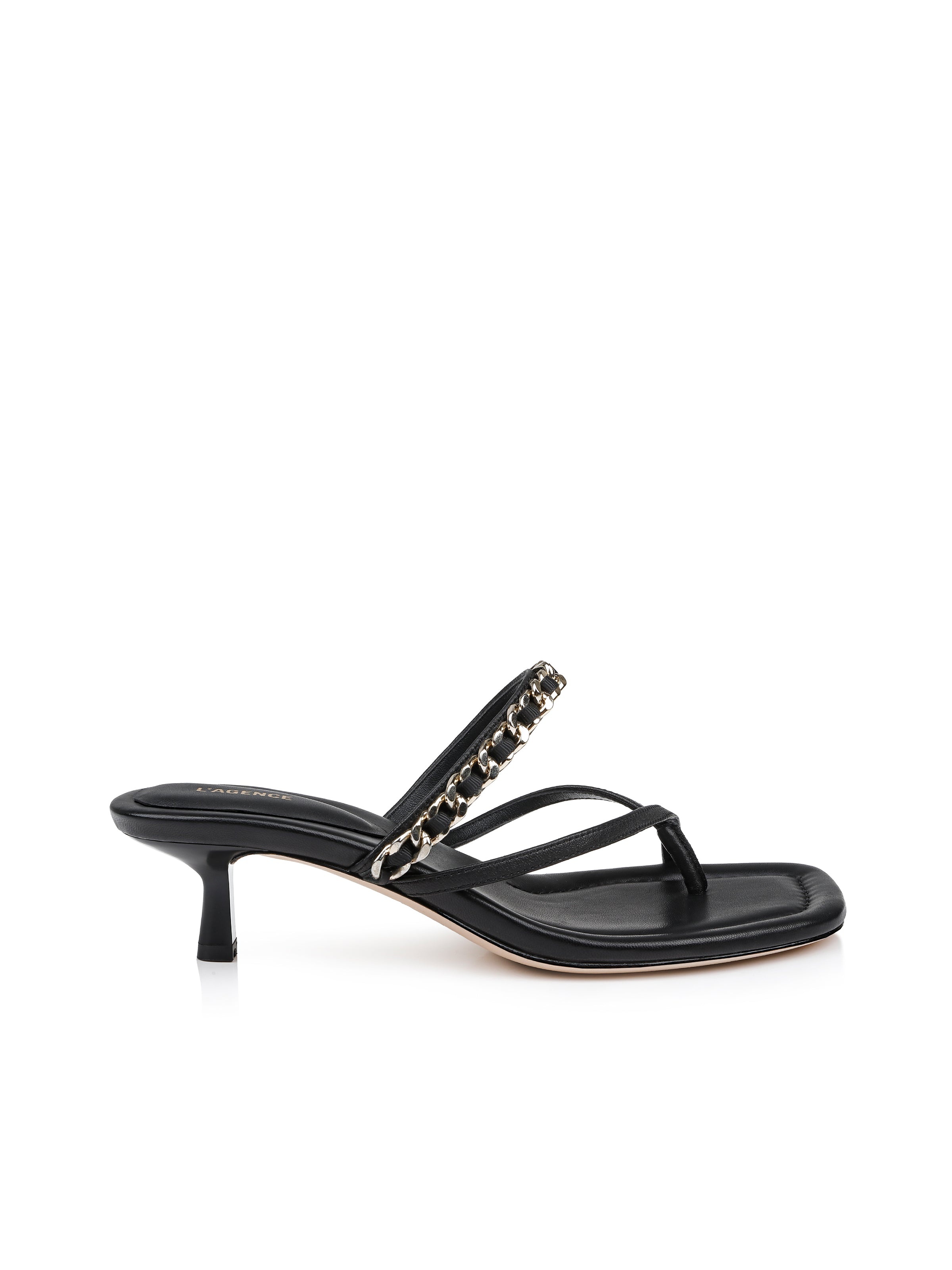Georgette Kitten-Heel Sandal - 4