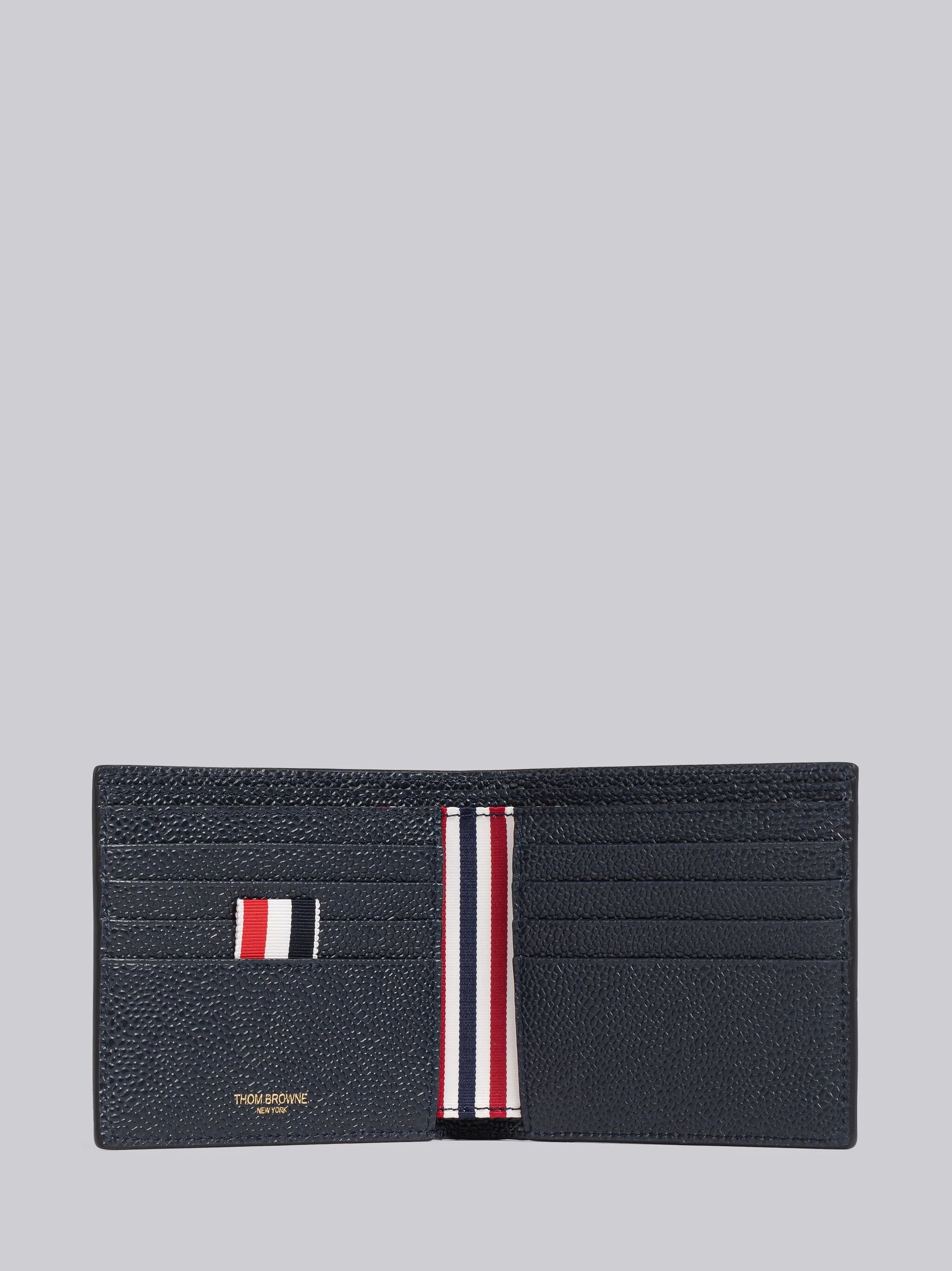 Stripe Pebble Grain Leather Billfold - 3