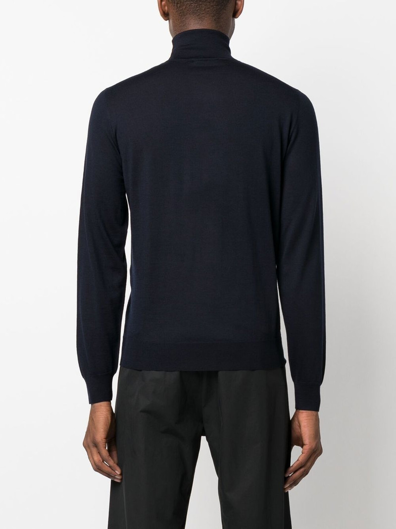 roll-neck virgin wool jumper 4