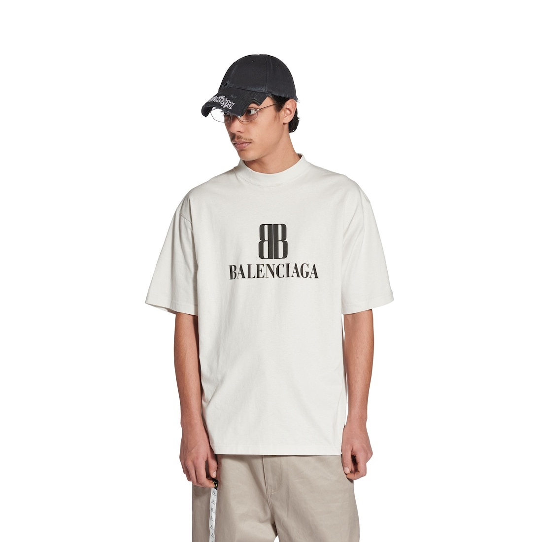 Men's Nano Bb T-shirt Medium Fit in Dirty White - 5