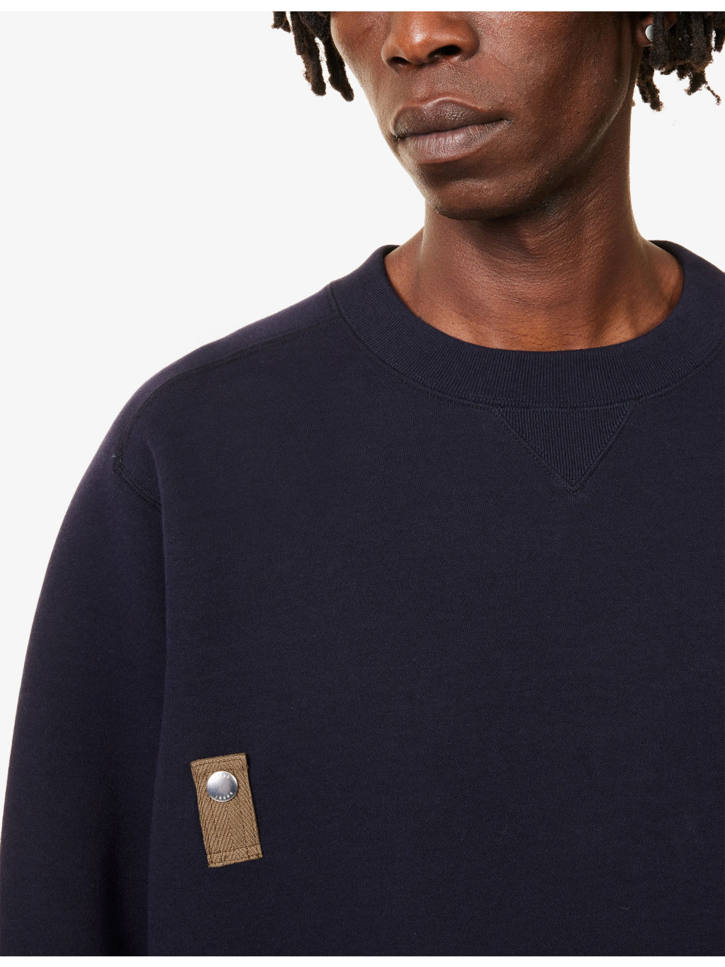 Sponge Contrast Cotton-Blend Sweatshirt - 6