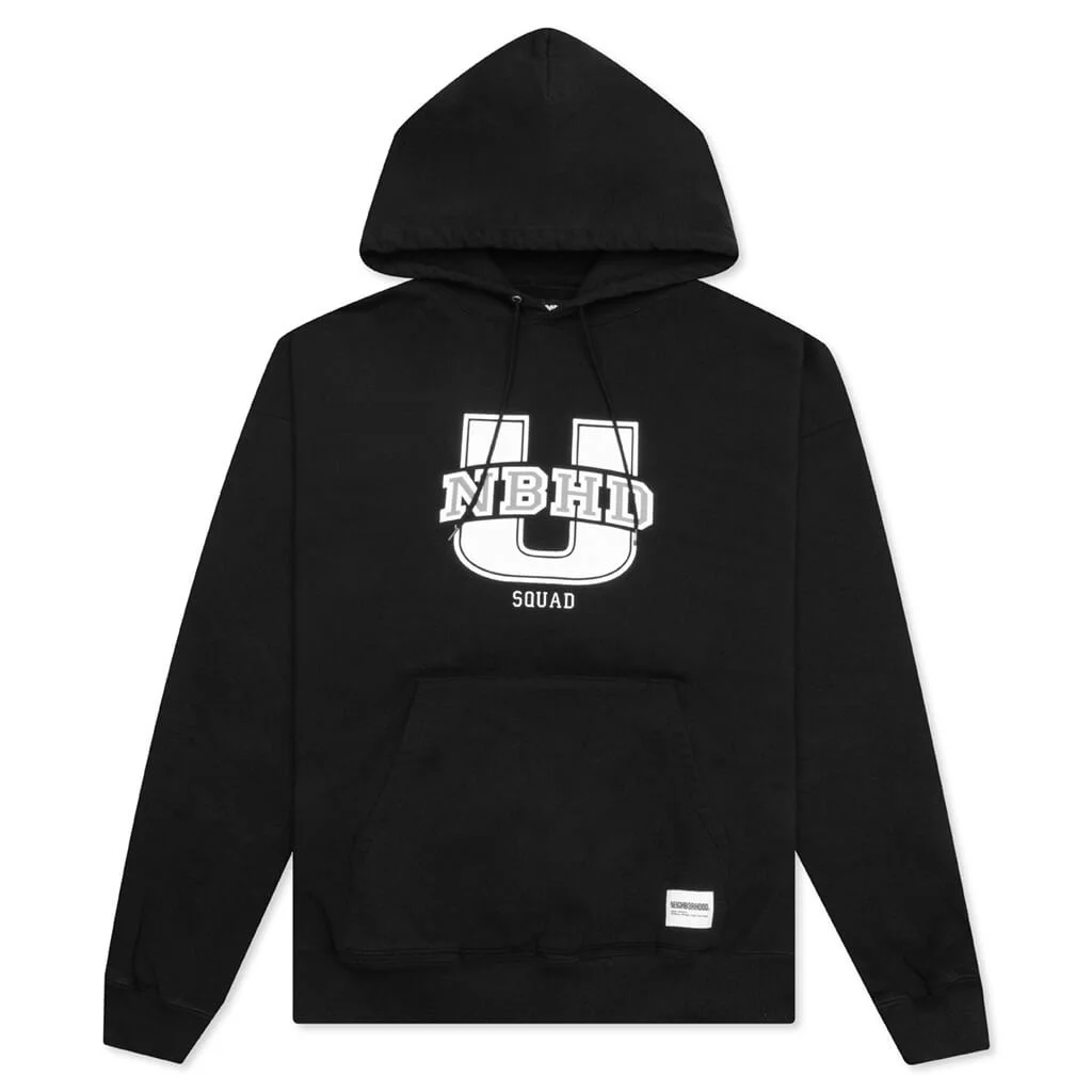 COLLEGE SWEATPARKA LS - BLACK - 1