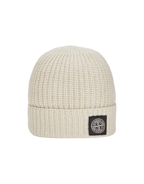 Hotsell Stone Island N10B5 Wool Beanie Hat With Compass patch logo on the cuff