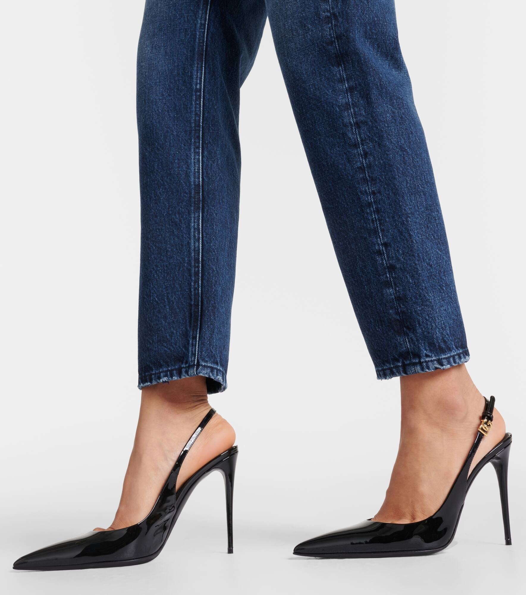 High-rise straight jeans - 5