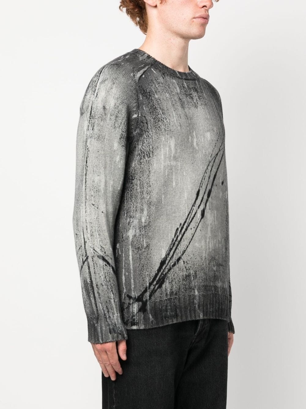 crew-neck merino wool-blend sweatshirt - 3