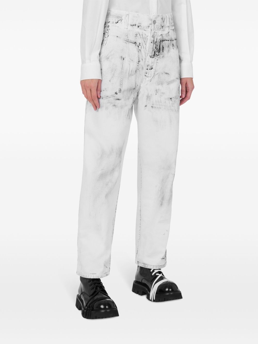 distressed-effect jeans - 2