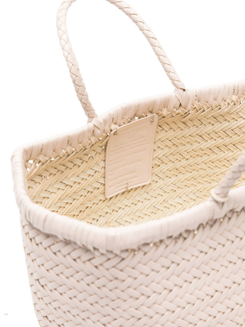 small Bamboo Triple Jump woven tote bag 5
